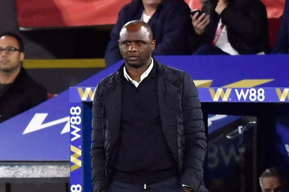 Patrick Vieira was cruelly denied victory in his first Crystal Palace vs Brighton derby  (REUTERS)