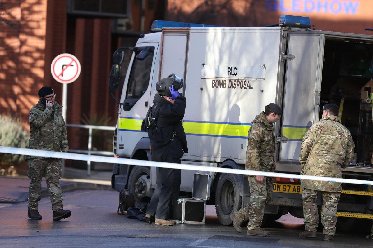 The emergency response at St James’s Hospital in Leeds <i>(Image: PA)</i>