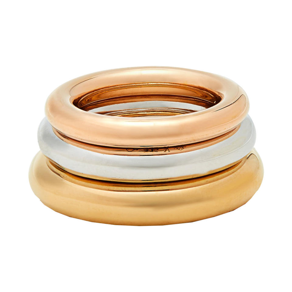 3 for 1 Mixed Metal Rings