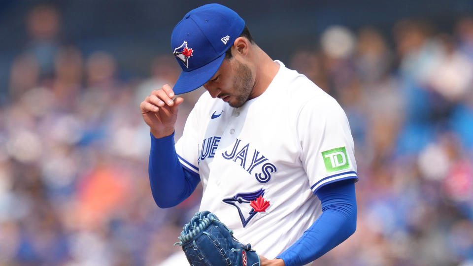 Mitch White's Blue Jays tenure has been rocky to this point. (THE CANADIAN PRESS/Chris Young)