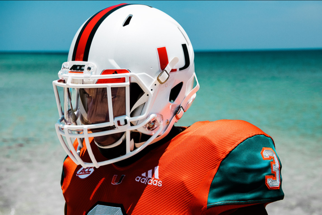 Miami football to debut environmentally-conscious uniforms made from  recycled ocean waste