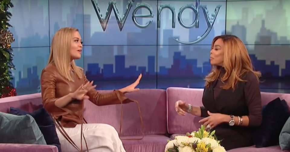 Rita discusses her music career on The Wendy Williams Show (Copyright: YouTube/Wendy Williams)