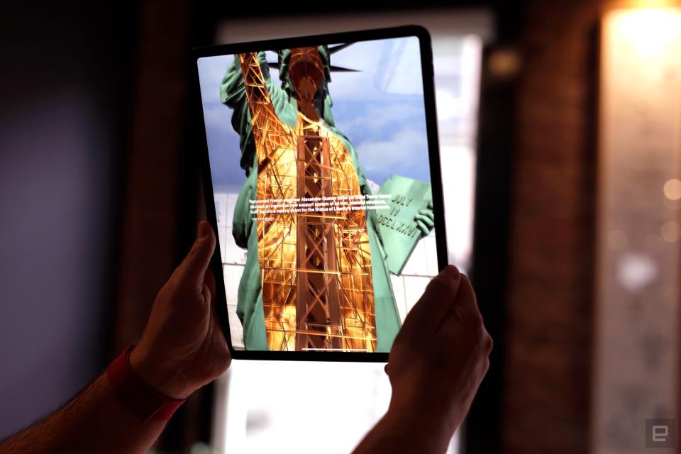 Statue of Liberty AR experience