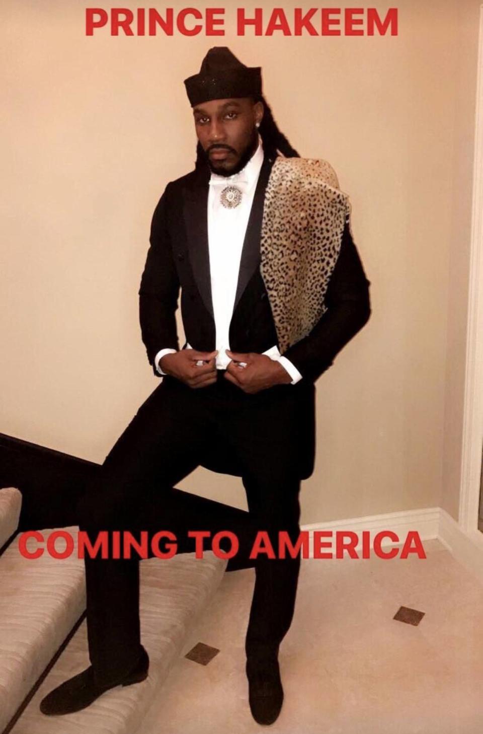 Jae Crowder got the costume down to the fur. (Instagram)