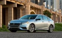 <p>EPA combined: 48–52 mpg</p><p>Driving <a href="https://www.caranddriver.com/honda/insight" rel="nofollow noopener" target="_blank" data-ylk="slk:the 2019 Honda Insight;elm:context_link;itc:0;sec:content-canvas" class="link ">the 2019 Honda Insight</a> rarely feels like a compromise: It looks, feels, and drives like a more premium car than its price or the up to 52 mpg combined it can deliver might suggest—even in base trim. Our single major complaint with the slick hybrid sedan is that its engine can get a little noisy at higher speeds. Around town and at lower speeds, it's quiet and the electric motor does a good job of filling in the gas engine's power gaps.</p>