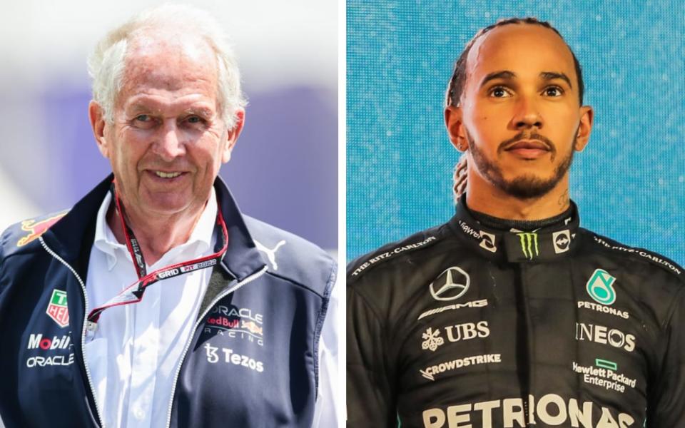 Red Bull's Helmut Marko twists the knife as he claims Lewis Hamilton 'should've stopped last year' - GETTY IMAGES