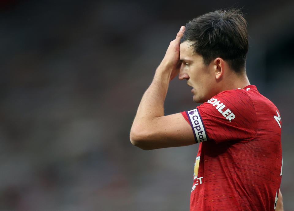 Manchester United defender Harry Maguire is enduring poor form. 