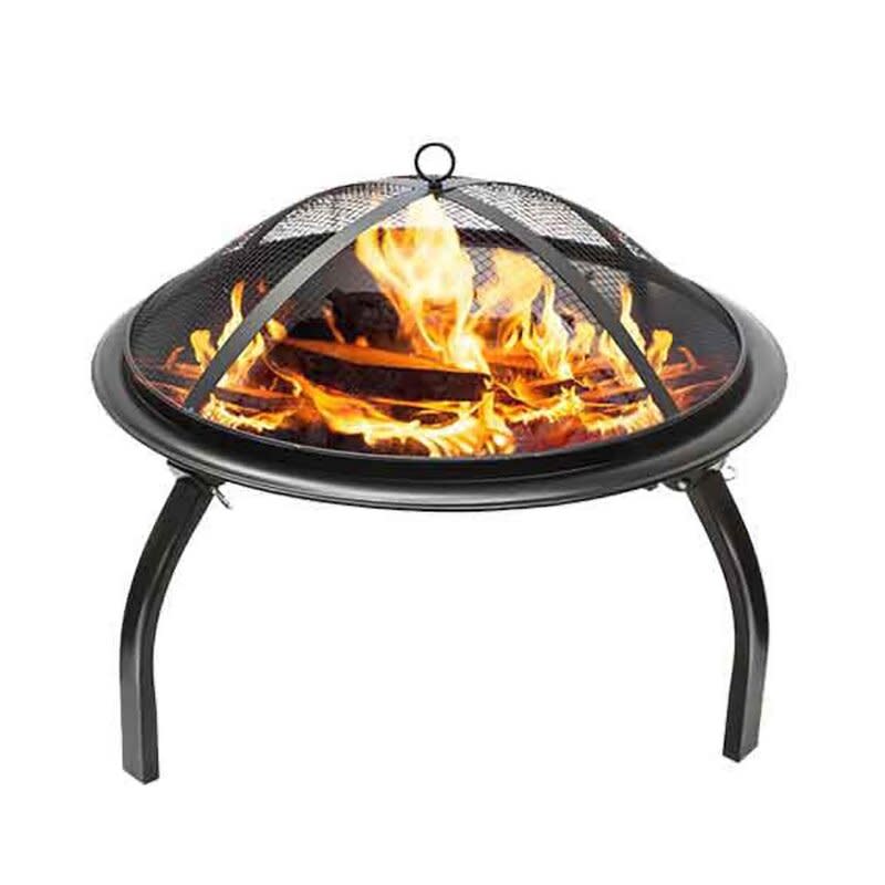 Valentine Steel Wood Burning Fire Pit (Credit: Wayfair)