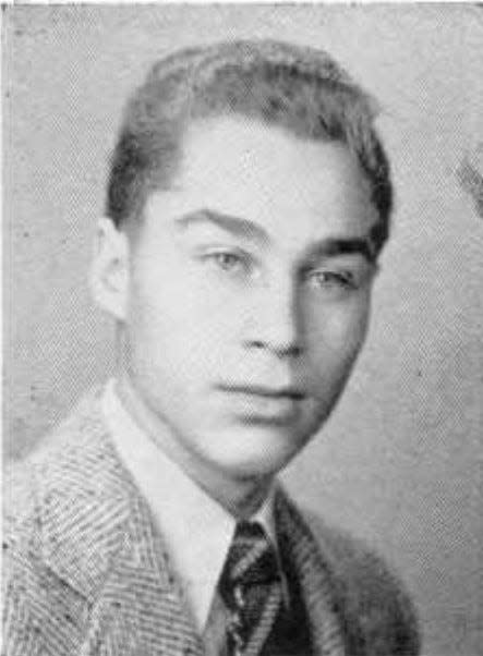 Richard Rosenberg is seen in his 1948 B.M.C. Durfee High School yearbook photo.