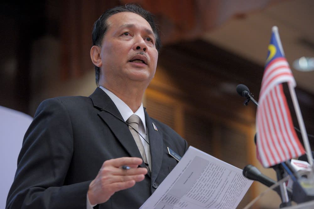 Health director-general Tan Sri Dr Noor Hisham Abdullah speaks at a press conference in Putrajaya September 10, 2020. — Picture by Shafwan Zaidon