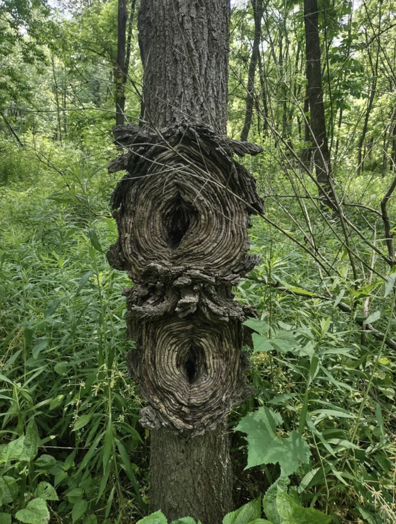 Holes on a tree