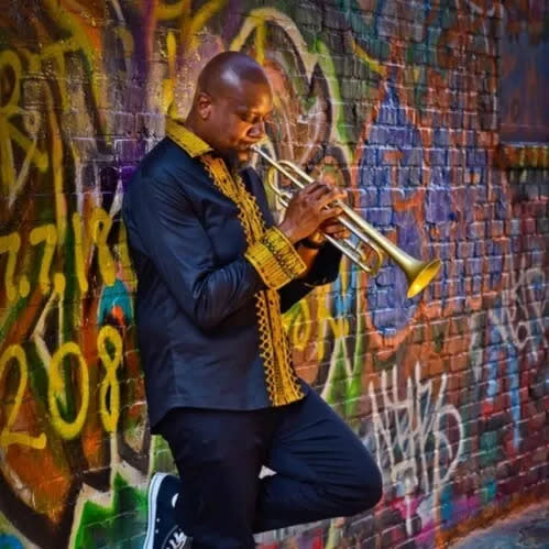 Trumpeter Sean Jones will be a guest artist at University of Akron Jazz Week 2023 April 4 -7.