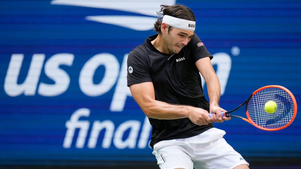 Taylor Fritz is the first American man since 2009 to compete in a grand slam singles final. - Kirsty Wigglesworth/AP