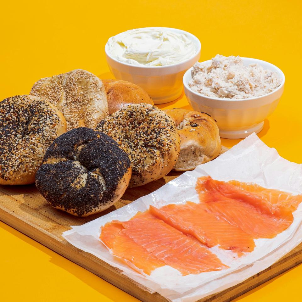 <p><a href="https://go.redirectingat.com?id=74968X1596630&url=https%3A%2F%2Fwww.goldbelly.com%2Frestaurants%2Fess-a-bagel%2Fnew-york-bagel-brunch-package-for-6%3Fref%3Dcollection&sref=https%3A%2F%2Fwww.thepioneerwoman.com%2Fholidays-celebrations%2Fgifts%2Fg35809391%2Fgifts-for-mom-from-son%2F" rel="nofollow noopener" target="_blank" data-ylk="slk:Shop Now;elm:context_link;itc:0;sec:content-canvas" class="link ">Shop Now</a></p><p>New York Bagel Brunch</p><p>goldbelly.com</p><p>$99.95</p><span class="copyright">Goldbelly</span>