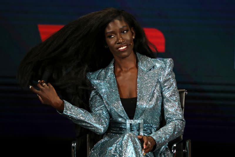 Bozoma Saint John, CMO of William Morris Endeavor, speaks on stage at the Women In The World Summit in New York