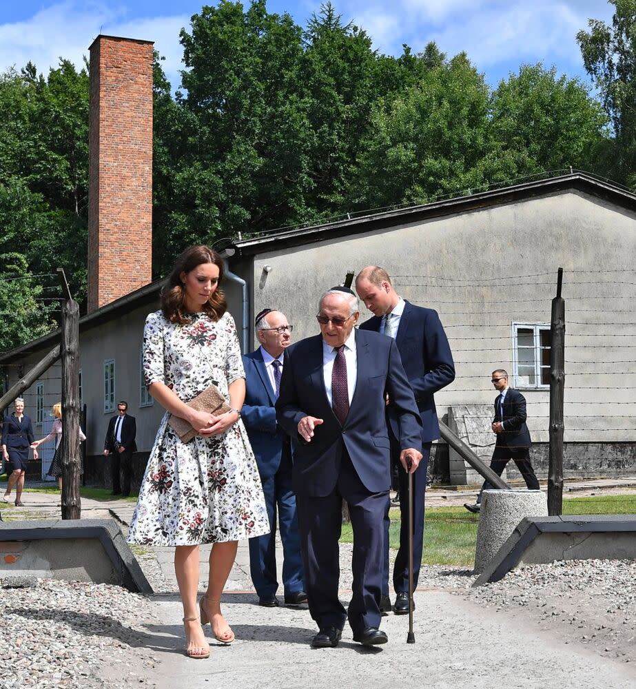 Kate Middleton and Manfred Goldberg in 2017 | Bruce Adams-Pool/Getty