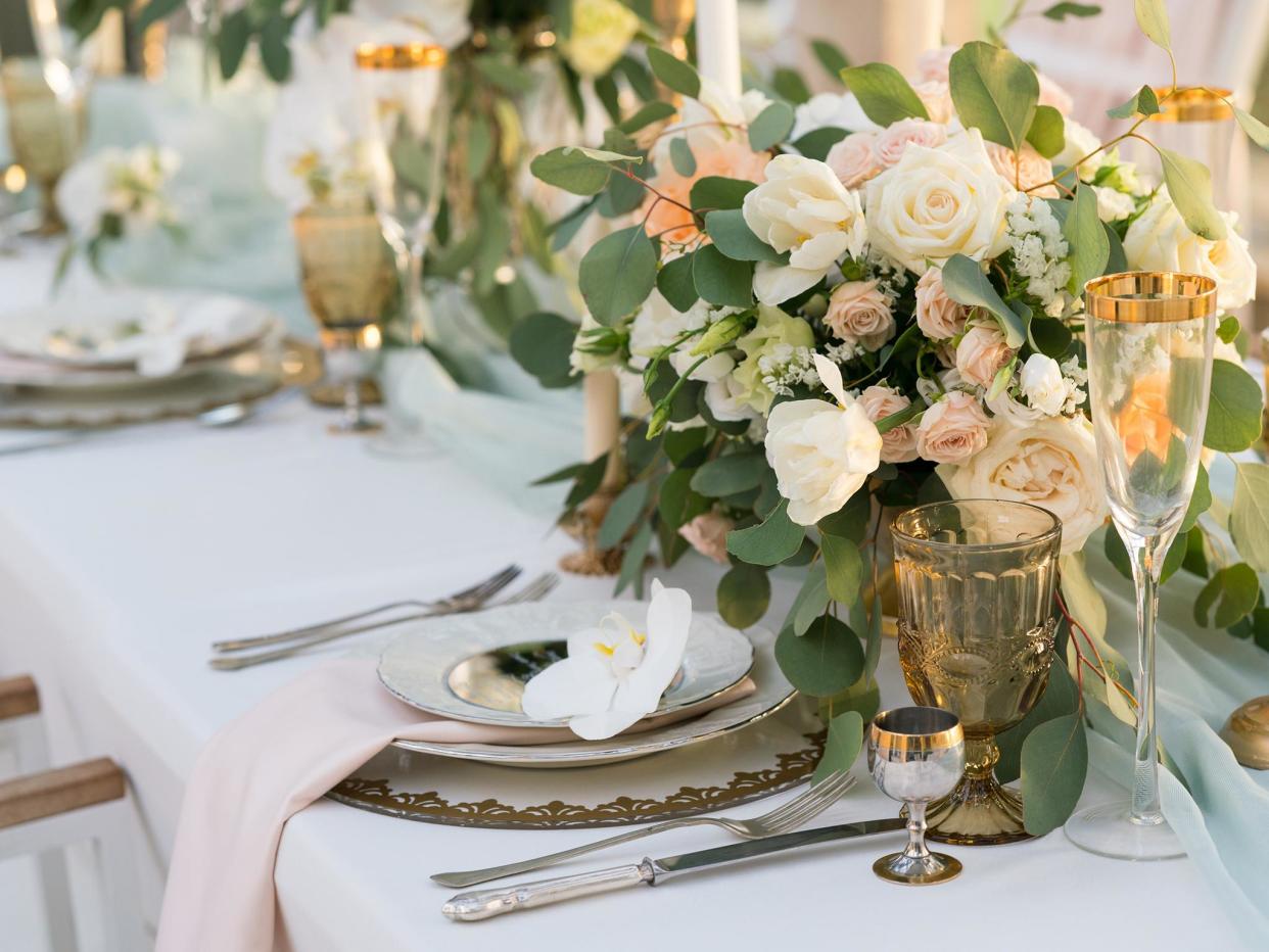 From centrepieces to glassware, dressing your wedding tables yourself takes just a few simple steps: iStock