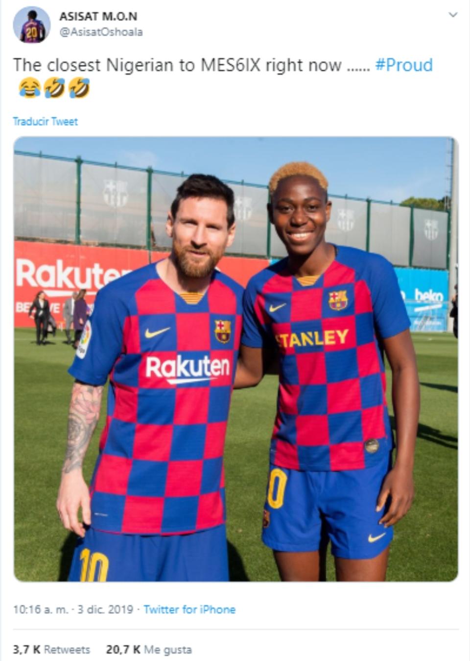 Felicitación a Messi