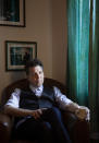 This Nov. 8, 2019 photo shows musician Joe Henry posing for a portrait at his home in Pasadena, Calif. to promote his new album "The Gospel According To Water." (Photo by Rebecca Cabage/Invision/AP)