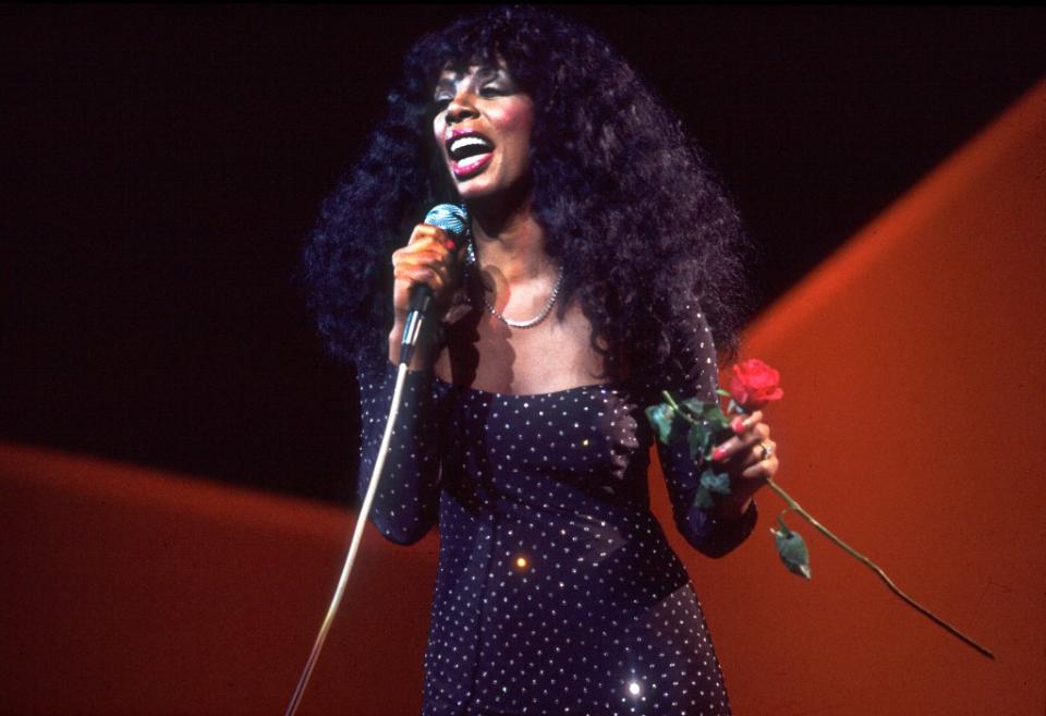 According to court documents which were obtained by The Post, West approached the estate of Donna Summer and requested to use the sample for his track “Good (Don’t Die)” but was denied. Paul Natkin/Getty Images