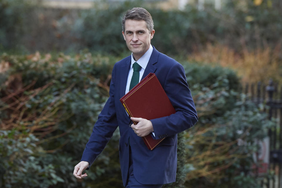 Gavin Williamson said it’s time to ‘wake up’ to the threat presented by Russia (AFP)