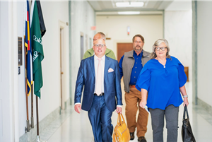 Marty Irby lobbies on Capitol Hill alongside ALCPGA President Jonathan Buttram and wife Connie Buttram