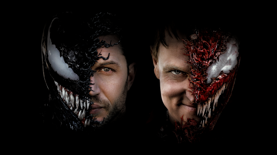 《猛毒2：血蜘蛛》由湯姆哈迪（左）和伍迪哈里遜主演。（圖：myVideo提供）。（圖／myVideo提供）
