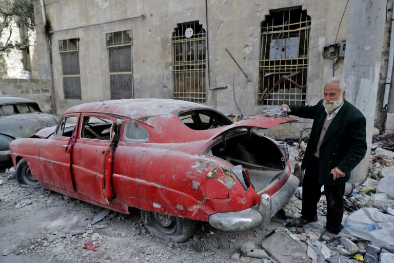 Aleppo resident 70-year-old Mohammad Mohiedine Anis has always had a passion for cars