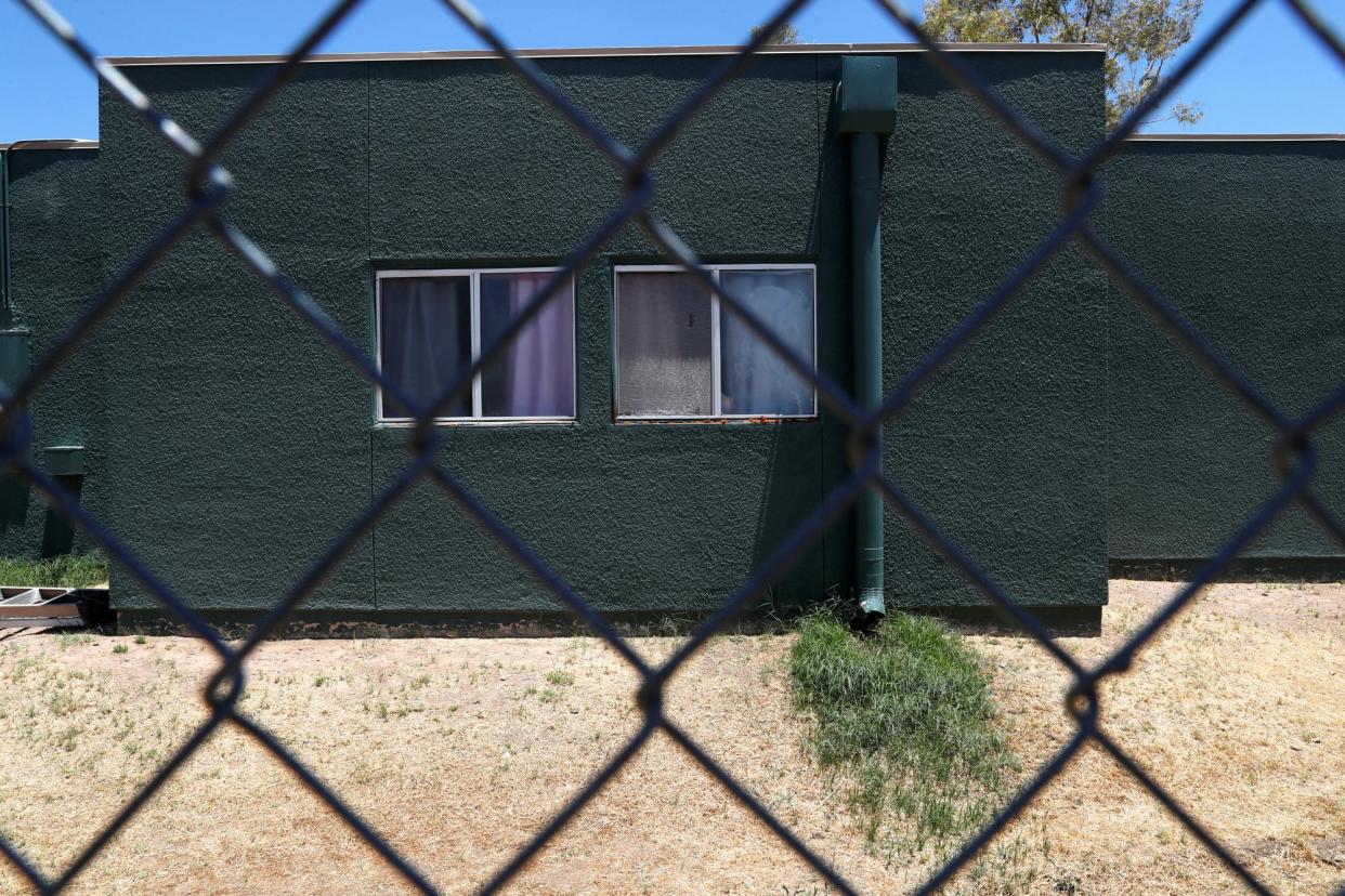 <span>An immigration detention facility for children run by Southwest Key Programs and the US department of health and human services in Phoenix, Arizona, in 2018.</span><span>Photograph: Leah Millis/Reuters</span>