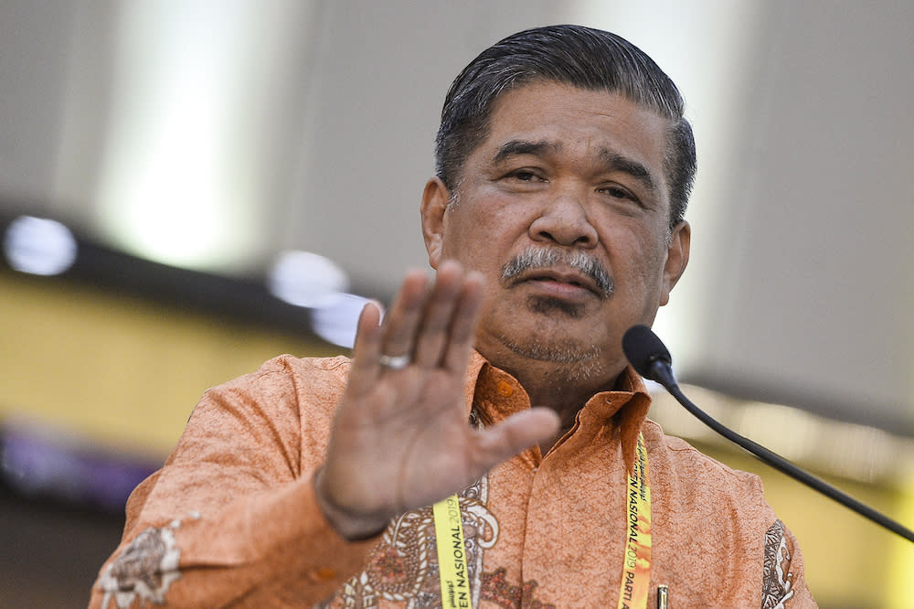 Mohamad Sabu speaks during the Amanah National Convention in Shah Alam December 8, 2019. — Picture by Miera Zulyana