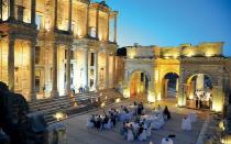 <p>Once per cruise, guests are invited to a complimentary Destination Discovery Event on shore. The goal is to give passengers a sense of place and a feeling of authenticity: Think an after-hours concert at the Celsus Library in Ephesus, Turkey or a private beach party on a Caribbean island.</p>