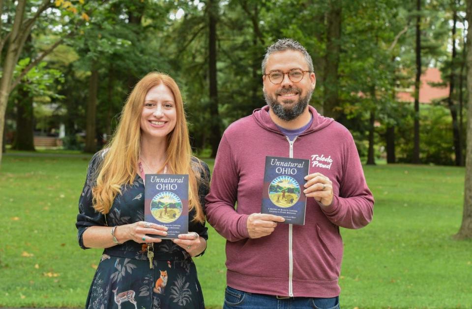 M. Kristina Smith and Kevin Moore authored “Unnatural Ohio” which delves into the truth behind popular Ohio urban legends like Mothman, Big Foot and South Bay Bessie.