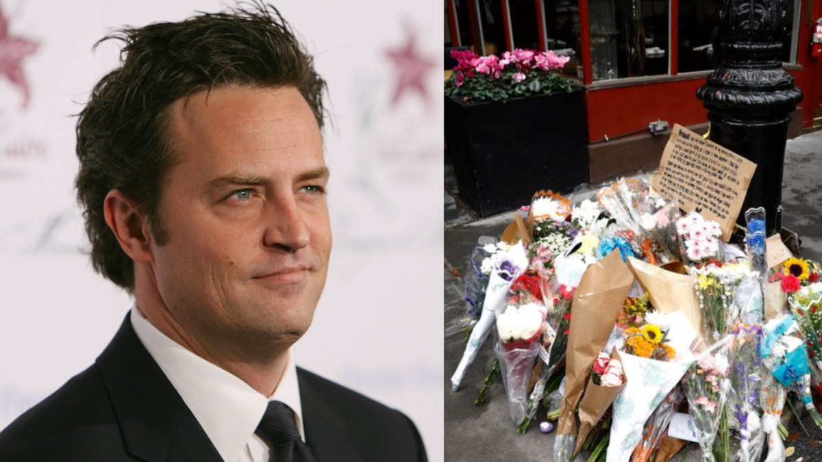 Matthew Perry fans flock to 'Friends' apartment in NYC