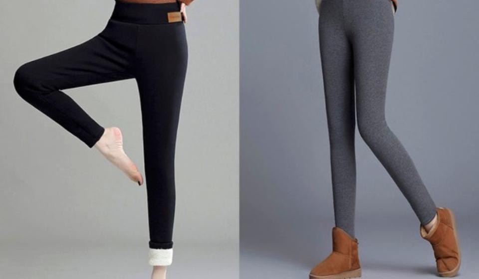 two pairs of leggings