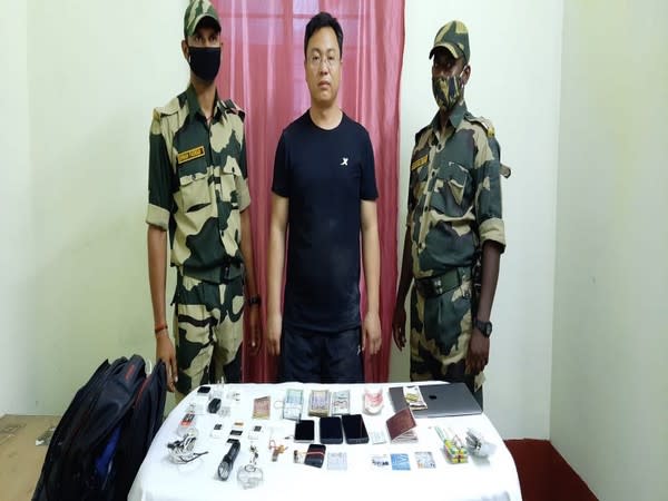 Han Junwe, the Chinese national apprehended by the BSF in West Bengal's Malda. (Photo/ANI).