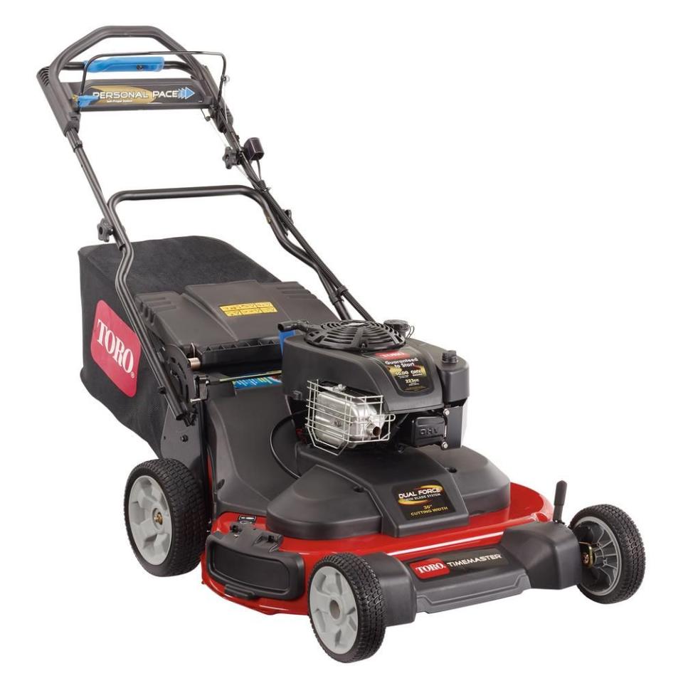 <p><a href="https://go.redirectingat.com?id=74968X1596630&url=https%3A%2F%2Fwww.homedepot.com%2Fp%2FToro-TimeMaster-30-in-Briggs-Stratton-Personal-Pace-Self-Propelled-Walk-Behind-Gas-Lawn-Mower-with-Spin-Stop-21199%2F300234121&sref=https%3A%2F%2Fwww.popularmechanics.com%2Fhome%2Flawn-garden%2Fa27103287%2Fself-propelled-lawn-mowers%2F" rel="nofollow noopener" target="_blank" data-ylk="slk:Shop Now;elm:context_link;itc:0;sec:content-canvas" class="link ">Shop Now</a></p><p>TimeMaster</p><p>$1599.00</p><p>homedepot.com</p>