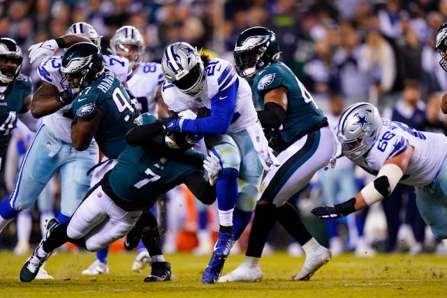 Trip to Philadelphia awaits Cowboys-49ers winner after Eagles dominate  Giants