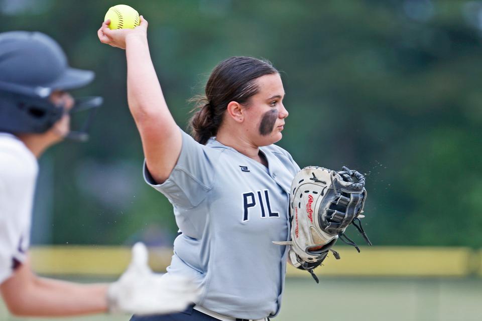 Audra McDonnell, Pilgrim softball