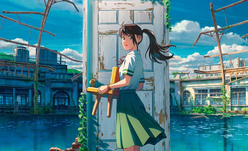 SUZUME (2022) -Original title: SUZUME NO TOJIMARI-, directed by MAKOTO SHINKAI. Credit: COMIX WAVE FILMS / Album