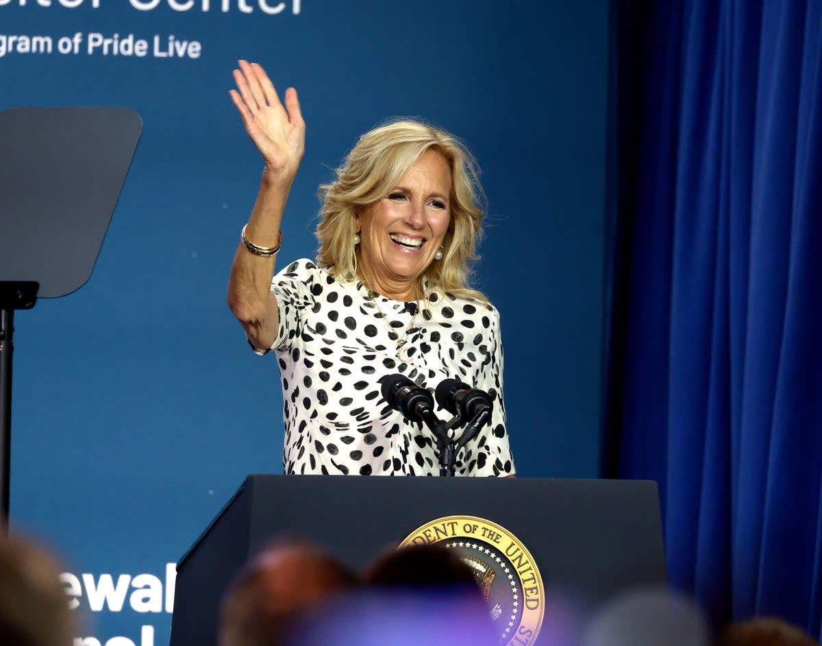 First Lady Jill Biden is the cover star of the August 2024 issue of ‘Vogue’  (Getty Images for the Stonewall N)
