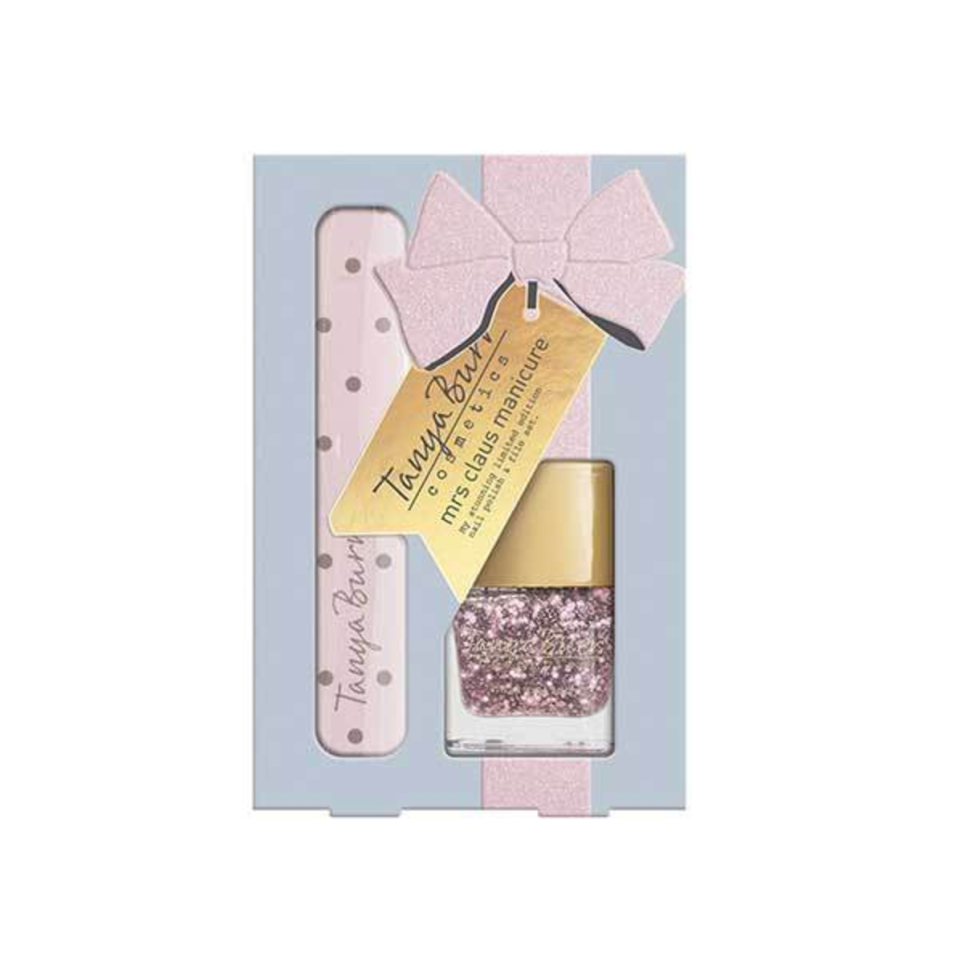 Tanya Burr Pink Glitter Manicure Set