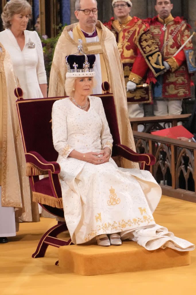 their majesties king charles iii and queen camilla coronation day