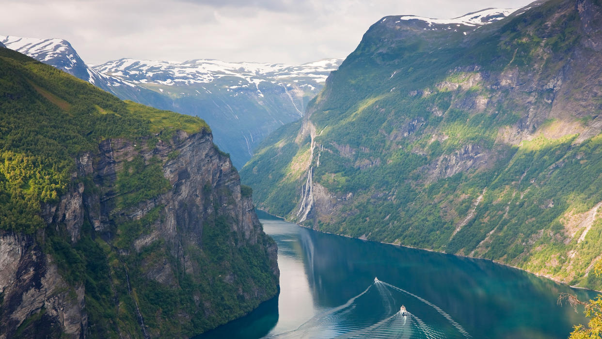  Geirangerfjord, Western fjords, Norway. 