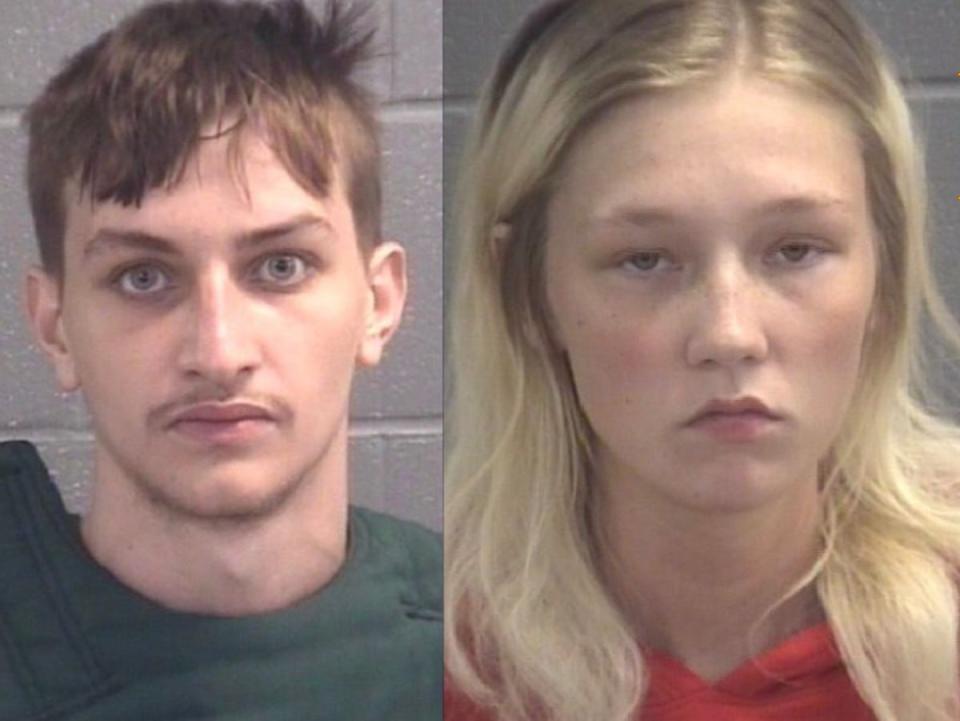 Jeremy Munson, 18, and McKenzie Davenport, 19, were both charged with malice murder in connection to the 3 July shooting death of Johnathan Gilbert in Spalding County, Georgia (Spalding County Sheriff’s Office)