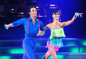 Apolo Anton Ohno and Karina Smirnoff | Photo Credits: Adam Taylor/ABC