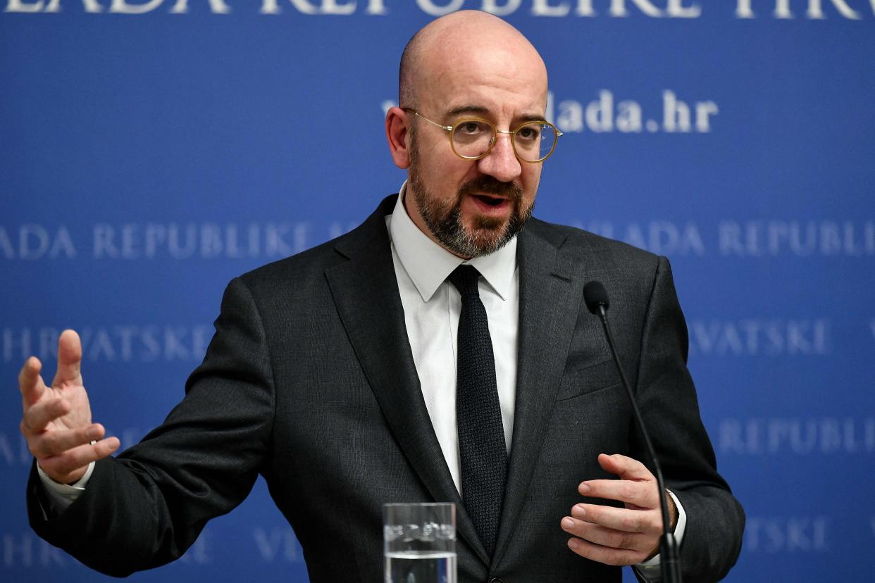 Charles Michel said Ukraine continued to get closer to becoming a European Union member (AFP via Getty Images)