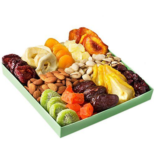 Holiday Nut and Dried Fruit Gift Basket