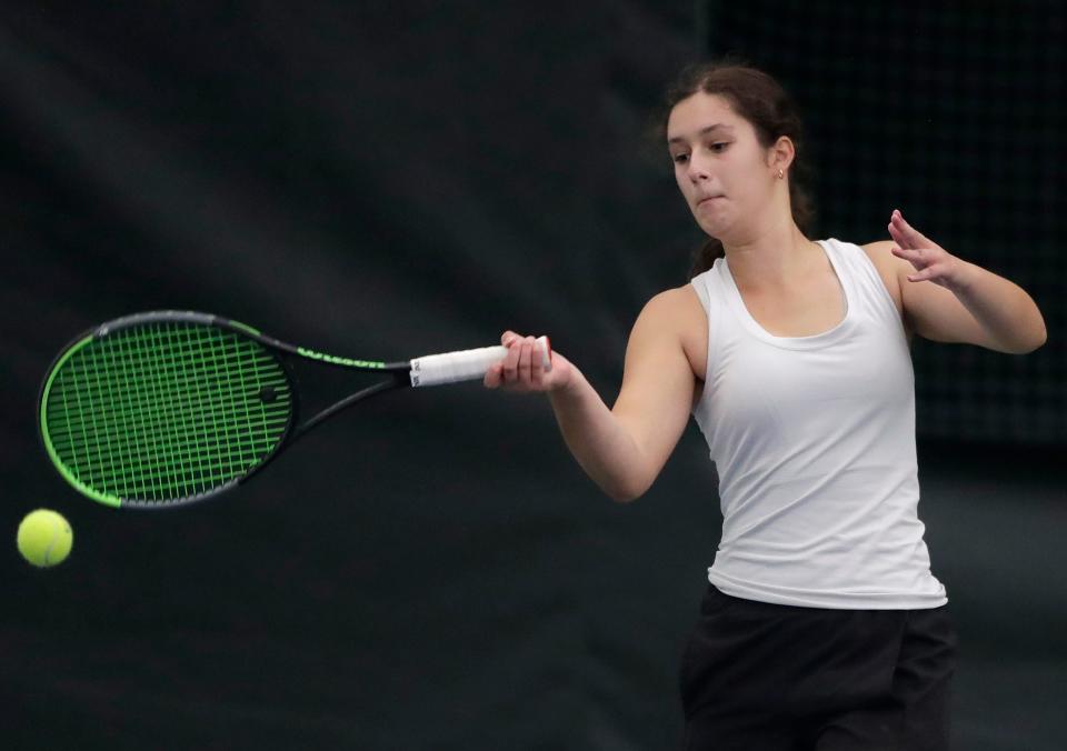 De Pere's Ana Cristescu and partner Lillianna Graf are the No. 3 seed in Division 1 doubles at this week's WIAA state tennis tournament in Madison.