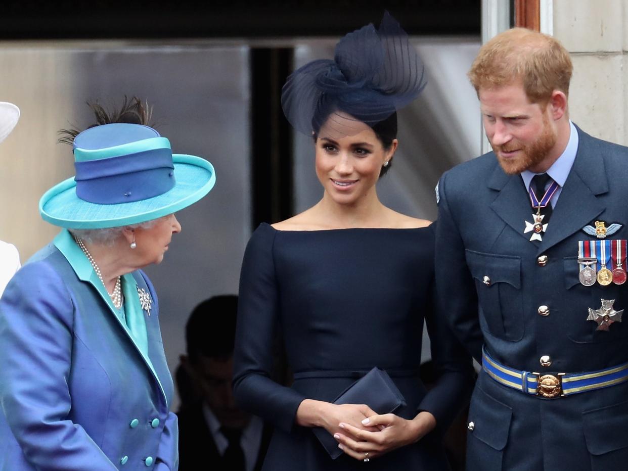 meghan markle harry queen elizabeth