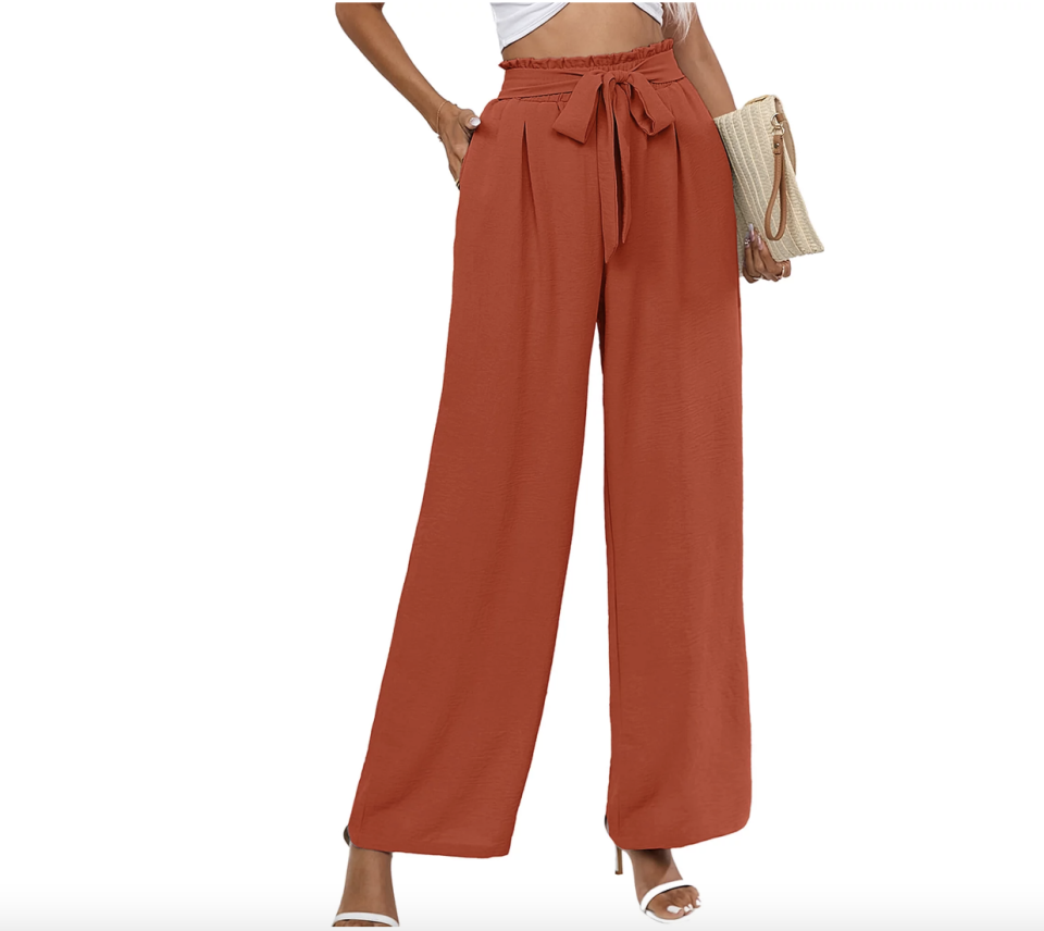 <p><a href="https://go.redirectingat.com?id=74968X1596630&url=https%3A%2F%2Fwww.walmart.com%2Fip%2FChiclily-Women-s-Wide-Leg-Pants-Pockets-Lightweight-High-Waisted-Adjustable-Tie-Knot-Loose-Trousers-Flowy-Summer-Beach-Lounge-Pants-US-Size-Large-Bur%2F2744383564&sref=https%3A%2F%2Fwww.countryliving.com%2Fshopping%2Fg45194046%2Fwalmart-fall-fashion%2F" rel="nofollow noopener" target="_blank" data-ylk="slk:Shop Now;elm:context_link;itc:0;sec:content-canvas" class="link ">Shop Now</a></p><p>Wide Leg Pants with Pockets</p><p>Walmart</p><p>$18.68</p>